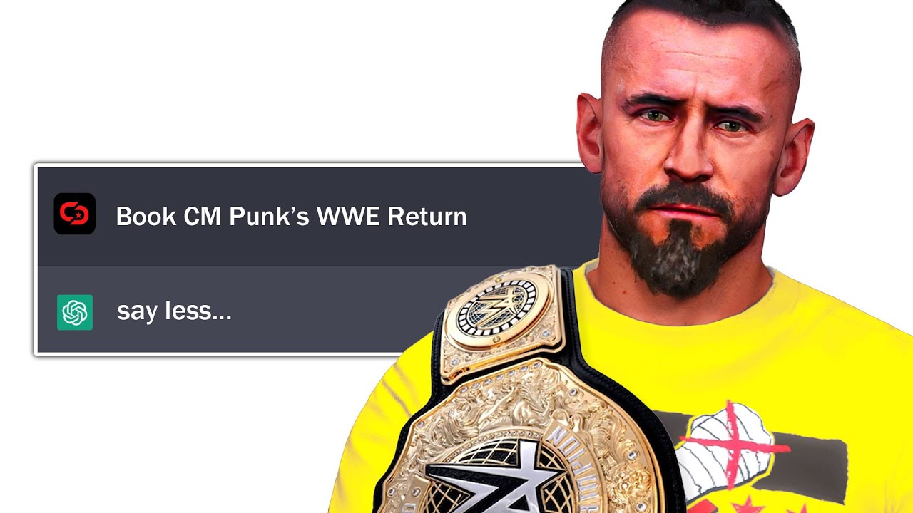 I Let AI Book CM Punk's WWE Return