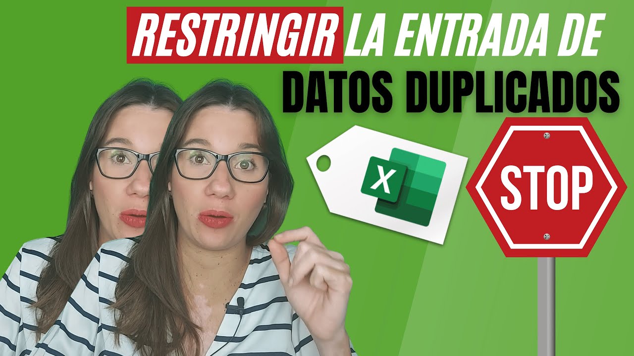 ⛔ Restringir el ingreso de datos DUPLICADOS en EXCEL, sin Macros.