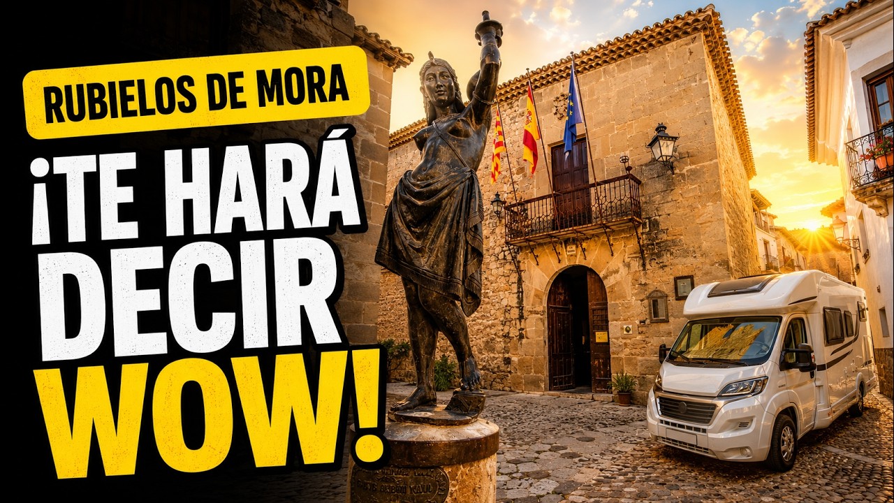 Parking para autocaravanas en Rubielos de Mora teruel
