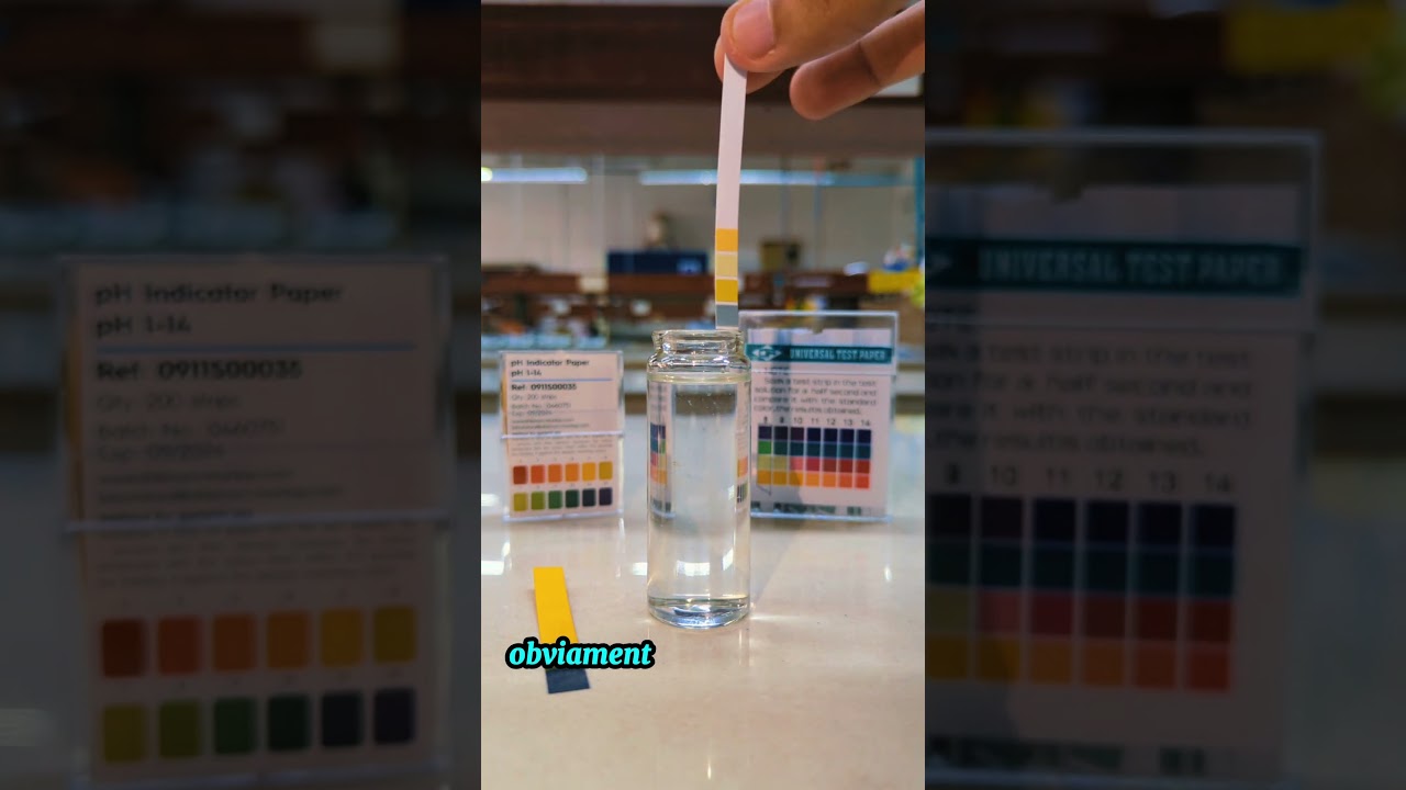 papel medidor de pH #ph #quimica