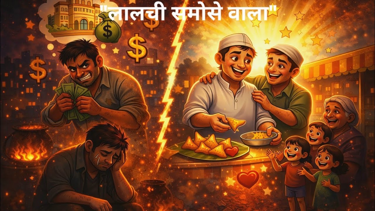 लालची समोसे वाला | Lalchi Samose Wala | Moral Stories | Kahaniyan | Hindi Kahaniyan | #cartoon