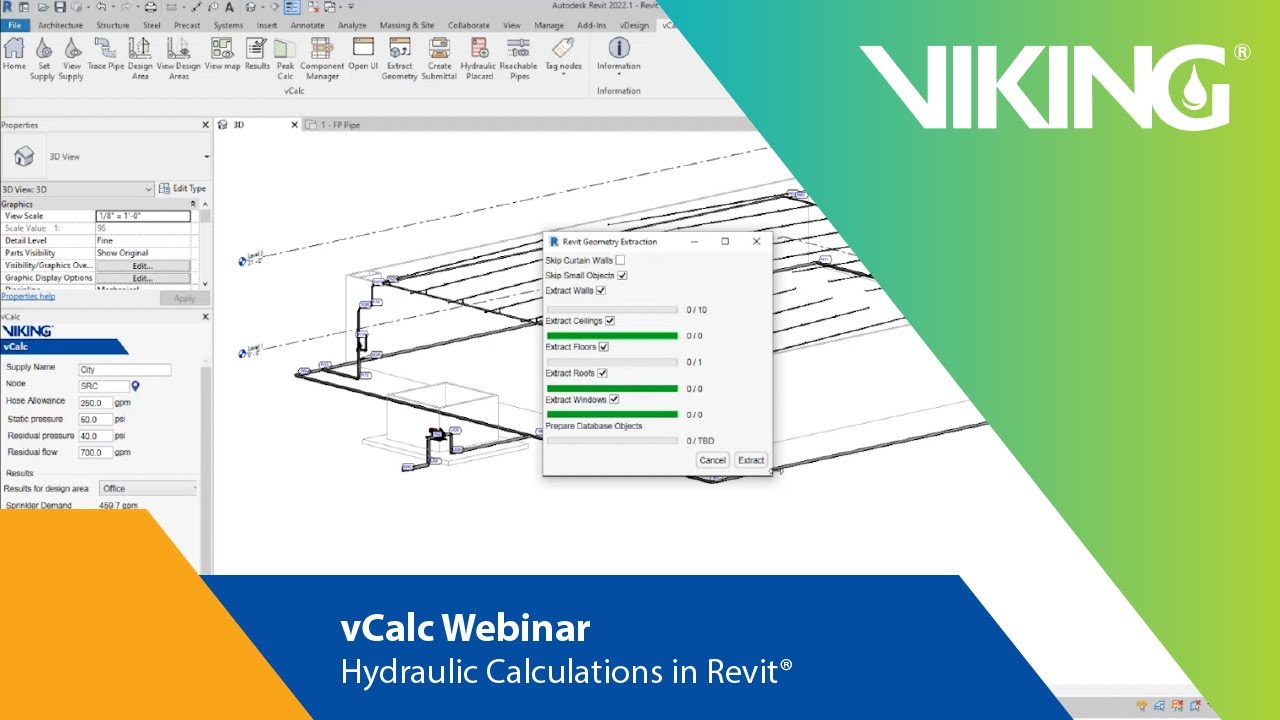 vCalc Webinar - Hydraulic Calculations in Revit&reg;