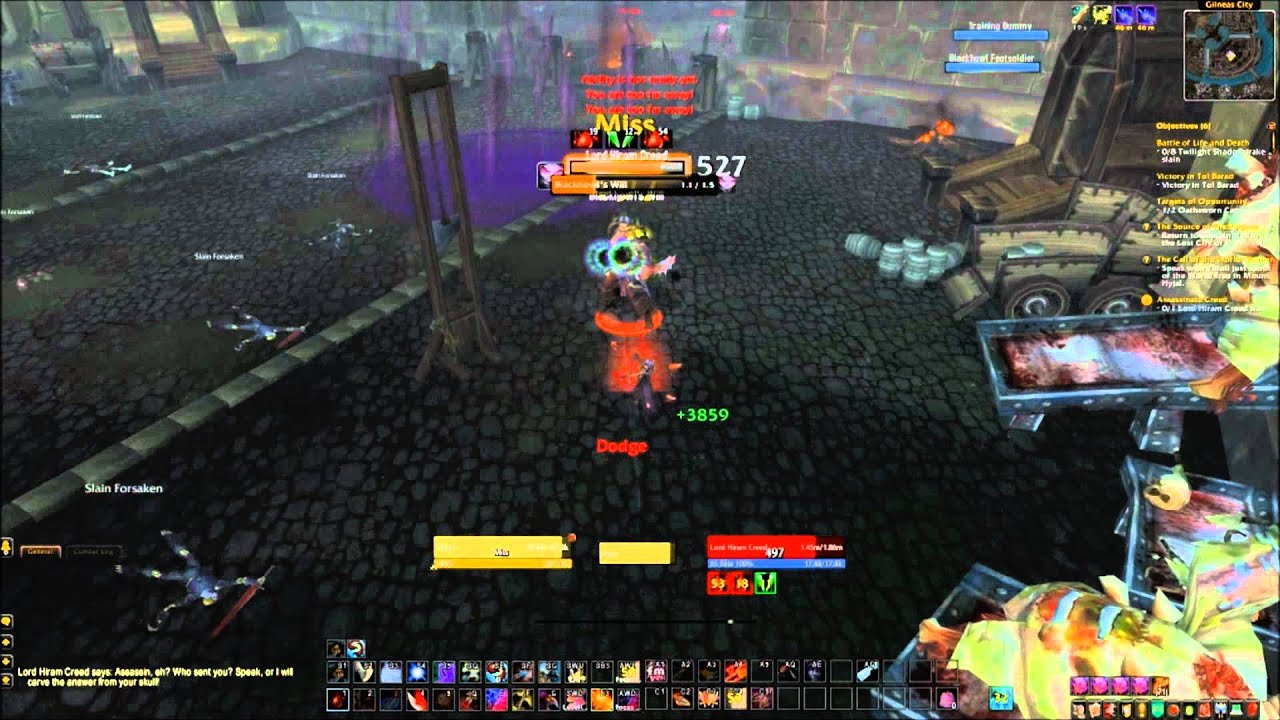 ROGUE LEGENDARY DAGGERS! How to solo Hiram Creed! (EXTREME UNDERGEARED ROGUE)