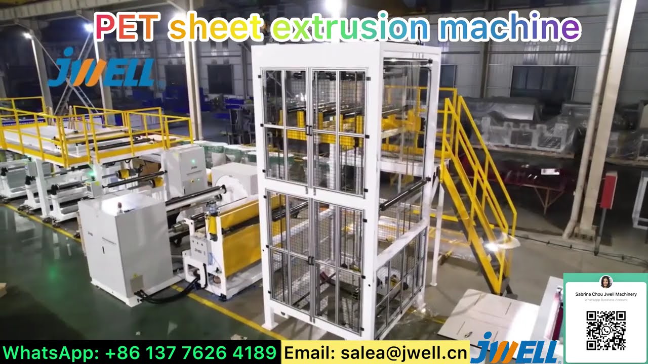 PET sheet extrusion machine 281&mdash;&mdash;&mdash;0086 137 7626 4189 #extruder #extrusion #petsheet #pet #machine