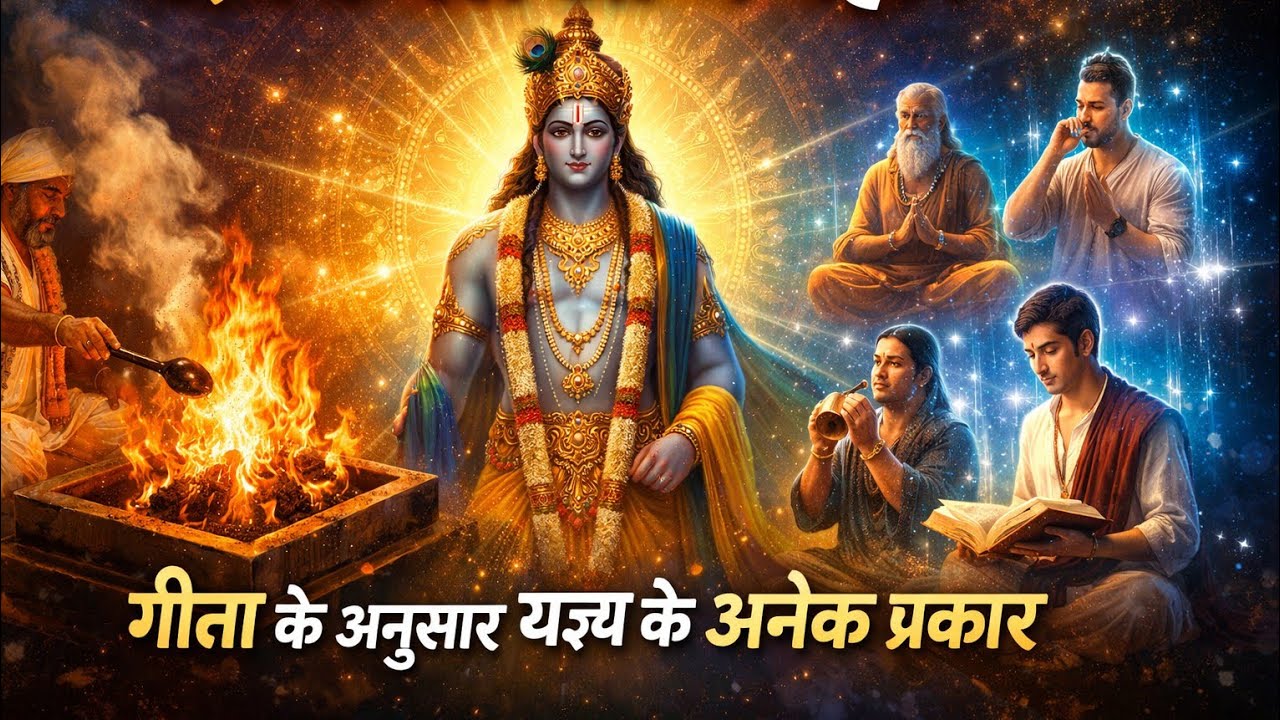  भगवद्गीता अध्याय 4 श्लोक 25 से 29 ll Bhagvad Gita Chapter 4.25 to 29 ll #iskcon #prabhupad #gita