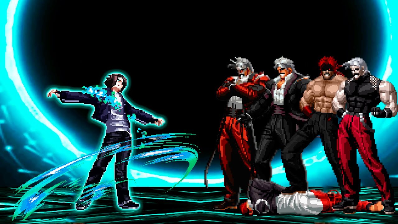 [KOF Mugen] Neo Kyo vs Rugal Bernstein Team