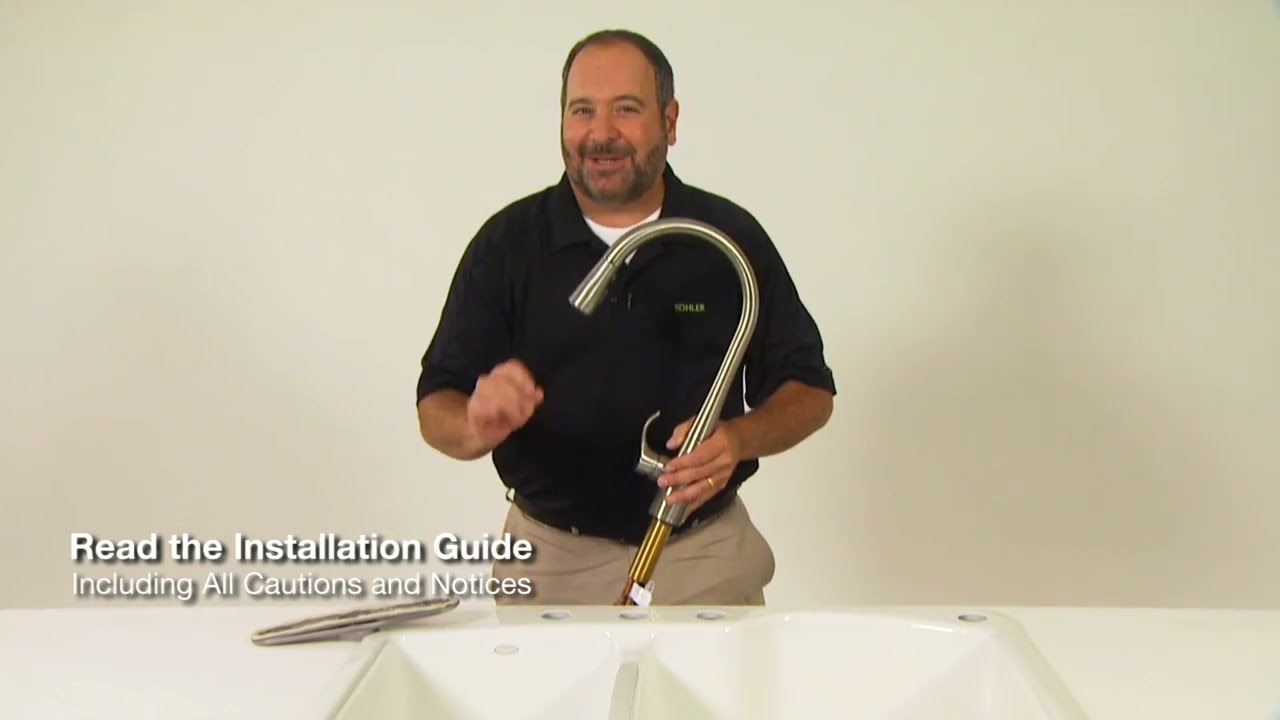 Simplify Your Installation with the KOHLER Simplice Kitchen Faucet
