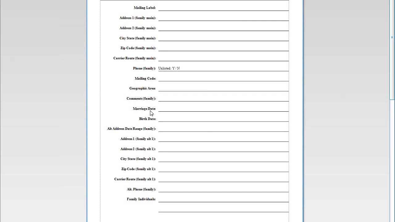 Church Windows Membership: People Screen (v20 & Newer)