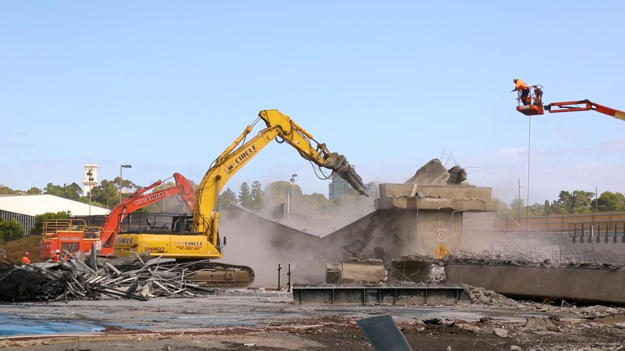 Melbourne Park Stage 3 Demolition Works - April 2019