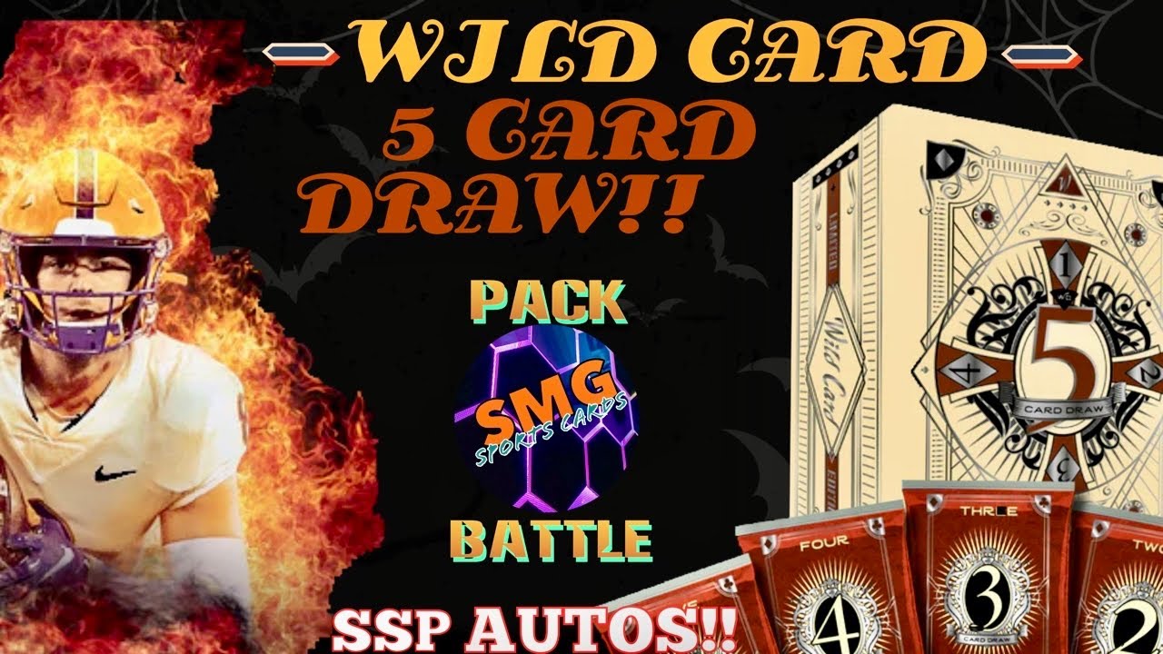 BOX BATTLE - 2022 Wild Card 5 Card Draw - Loaded With SP Rookie Autos!