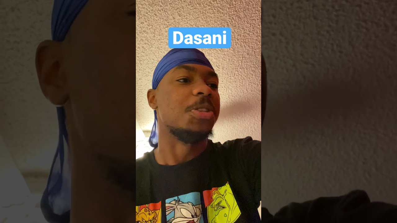 Drinking Dasani be like