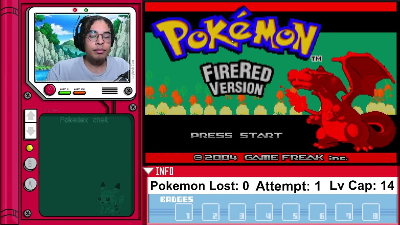 Pokemon FireRed - Learning how to play Pokemon by Nuzlocking (VOD 1)