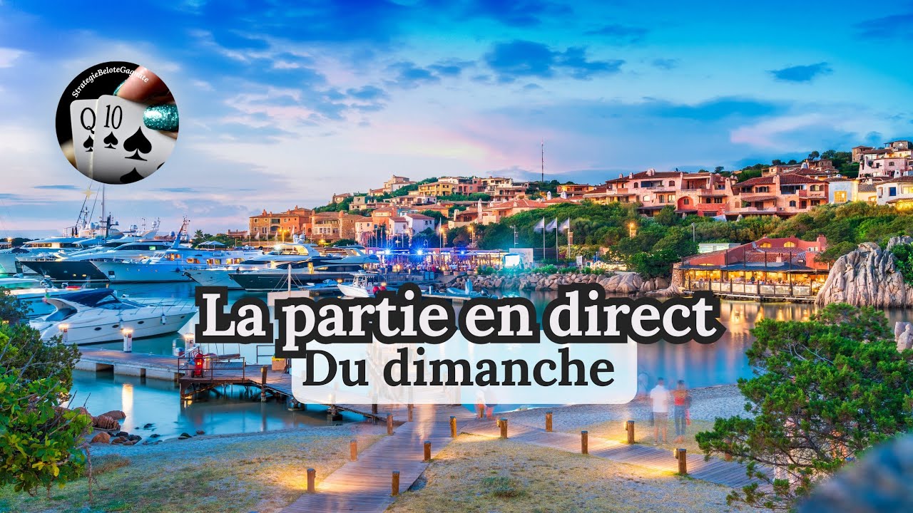 belote coinche en direct// 3/3 manches gagn&eacute;es 🥳