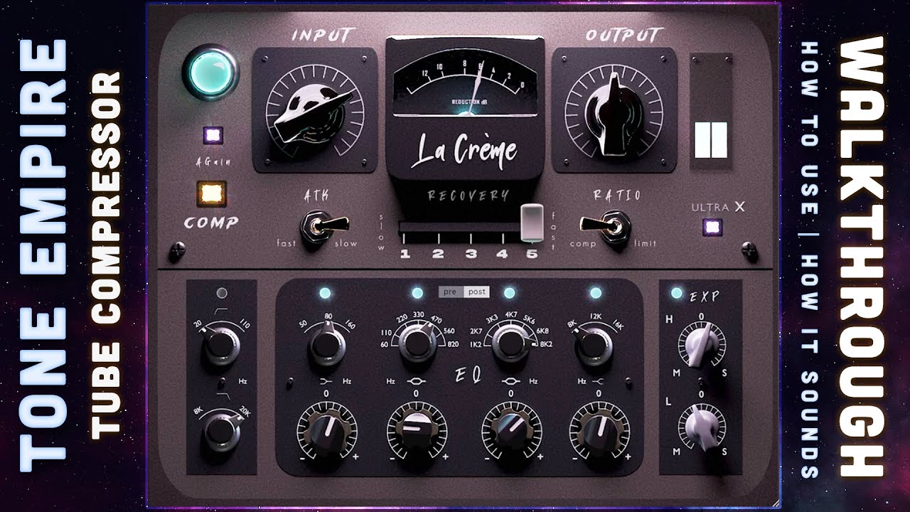 Tone Empire's La Crème - Mix Bus Compressor | How to use - How it sounds - Walkthrough (no talking)