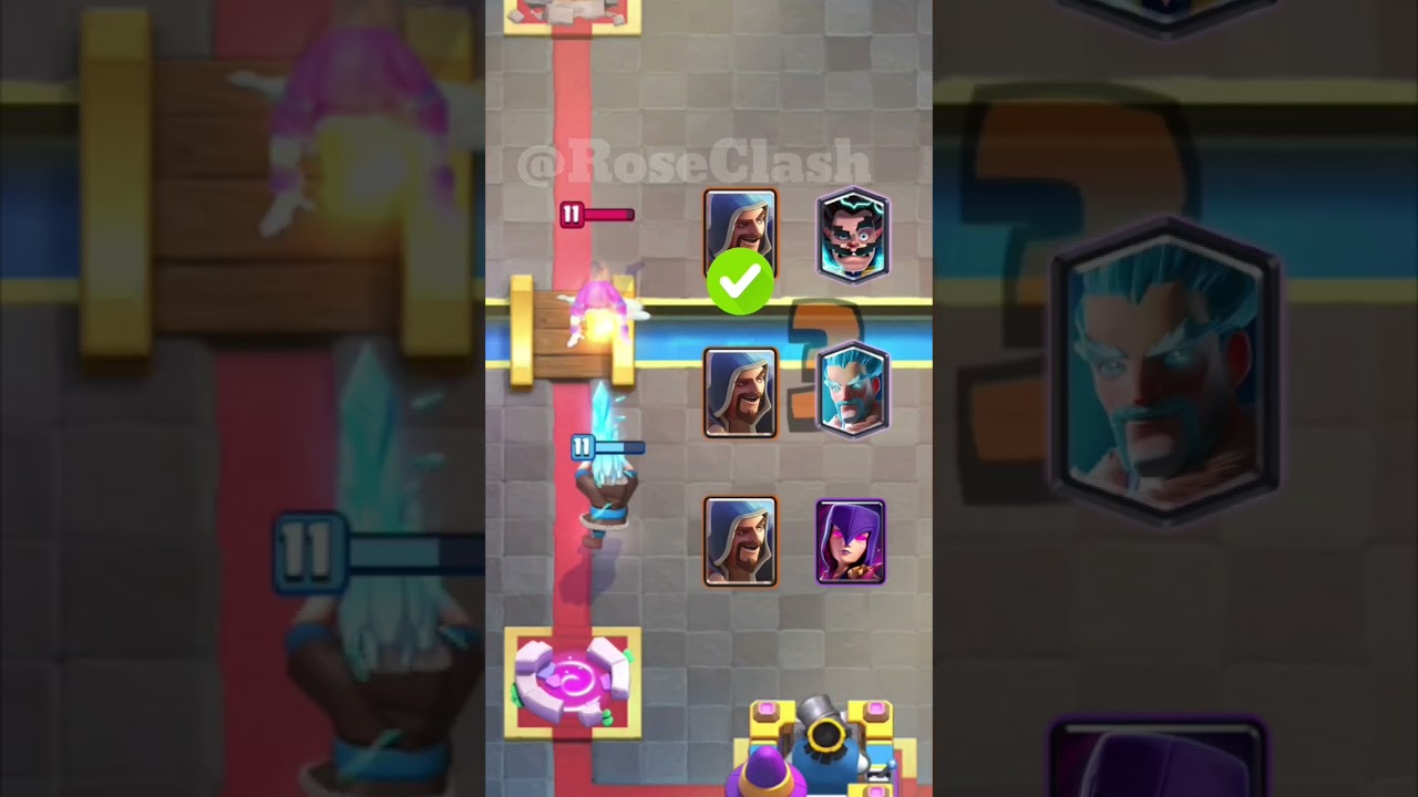 Who Reigns Supreme? 🔥Wizard, Ice Wizard, Electro Wizard and Witch #supercell #clashroyale #gaming