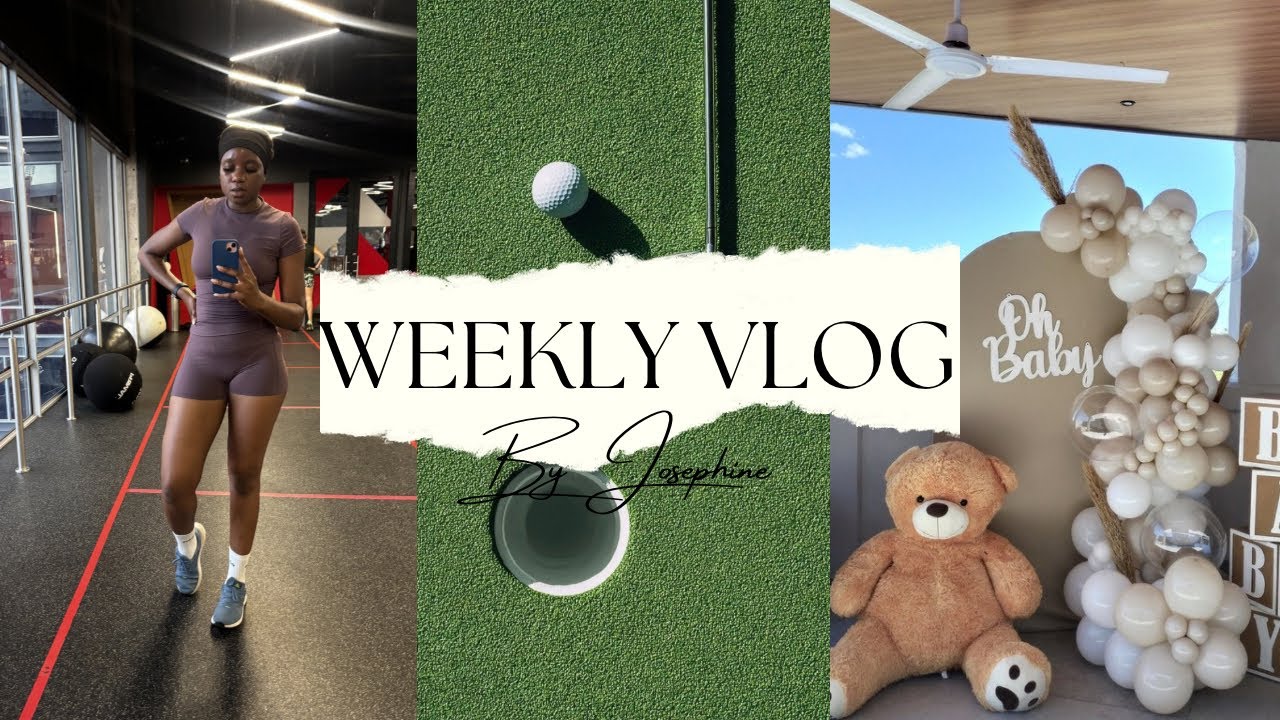 Weekly Vlog | Gym Routine, Learning Golf & Lifestyle Moments in 🇿🇦 | Active Life with Josephine