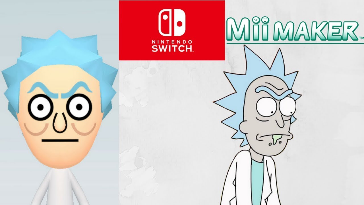 Mii Maker How To Create Rick From Rick and Morty