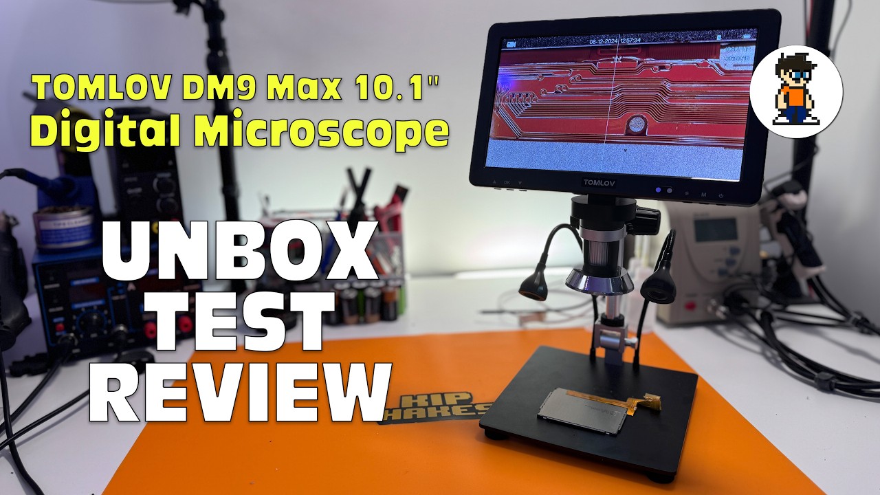 Цифровой HDMI-микроскоп TomLov 10,1