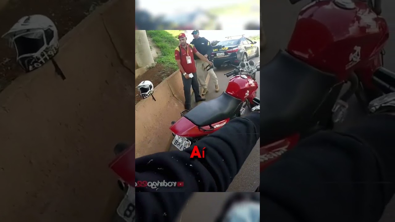 Policial emocionado #enquadro #policia #guarda