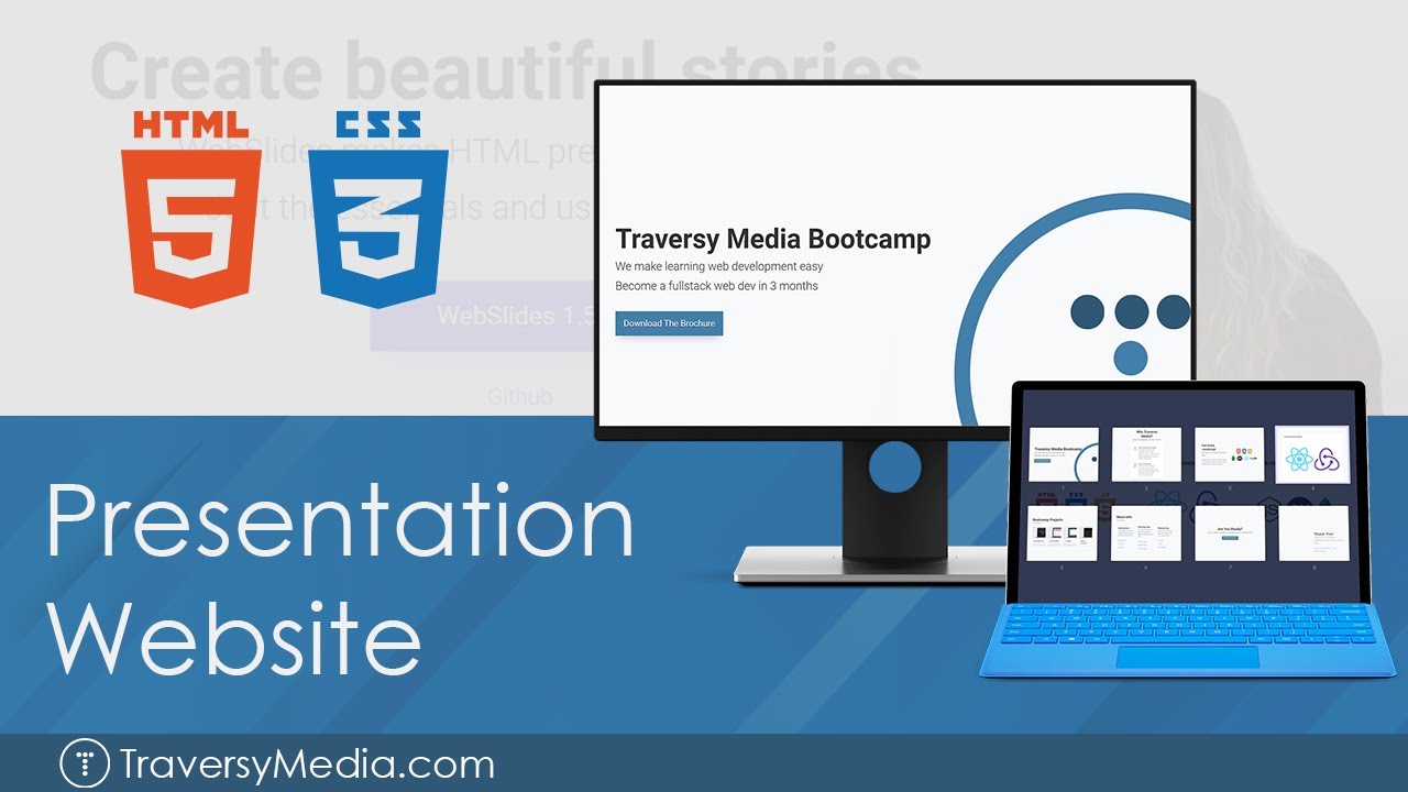 Create a Presentation Slide Website