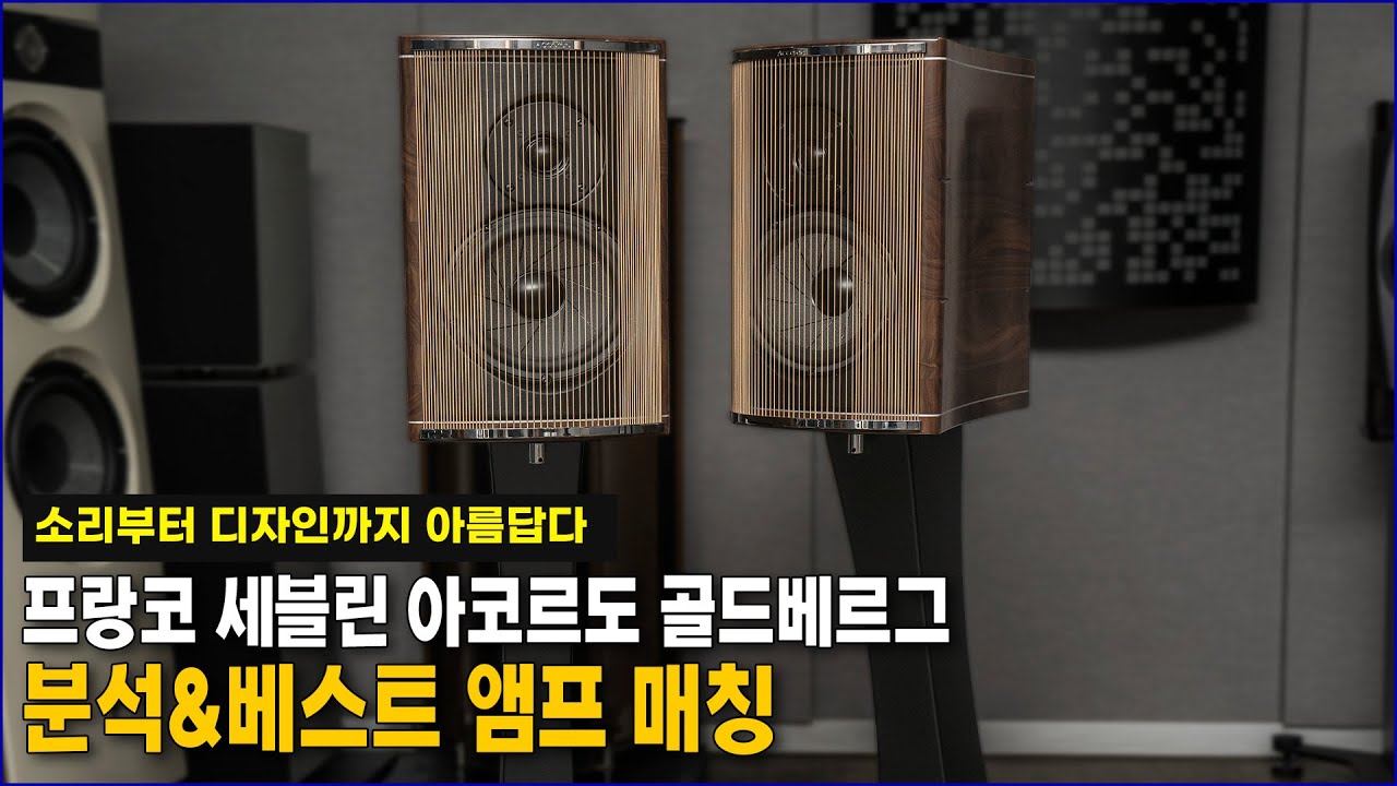 소리부터 디자인까지 모두 아름답다. 프랑코 세블린 아코르도 골드베르그 집중 분석 및 베스트 앰프 매칭&청음!