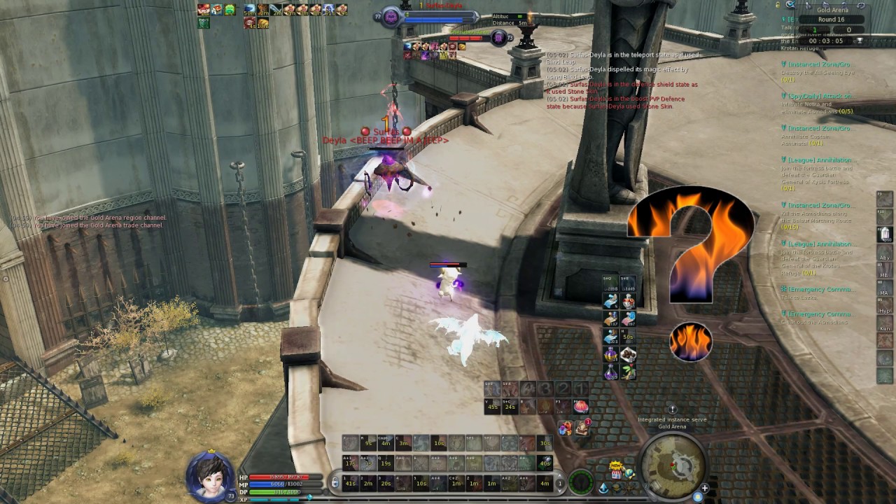 Aion 5.3 Spiritmaster Shenzhou: Arena of Gold Highlights #1
