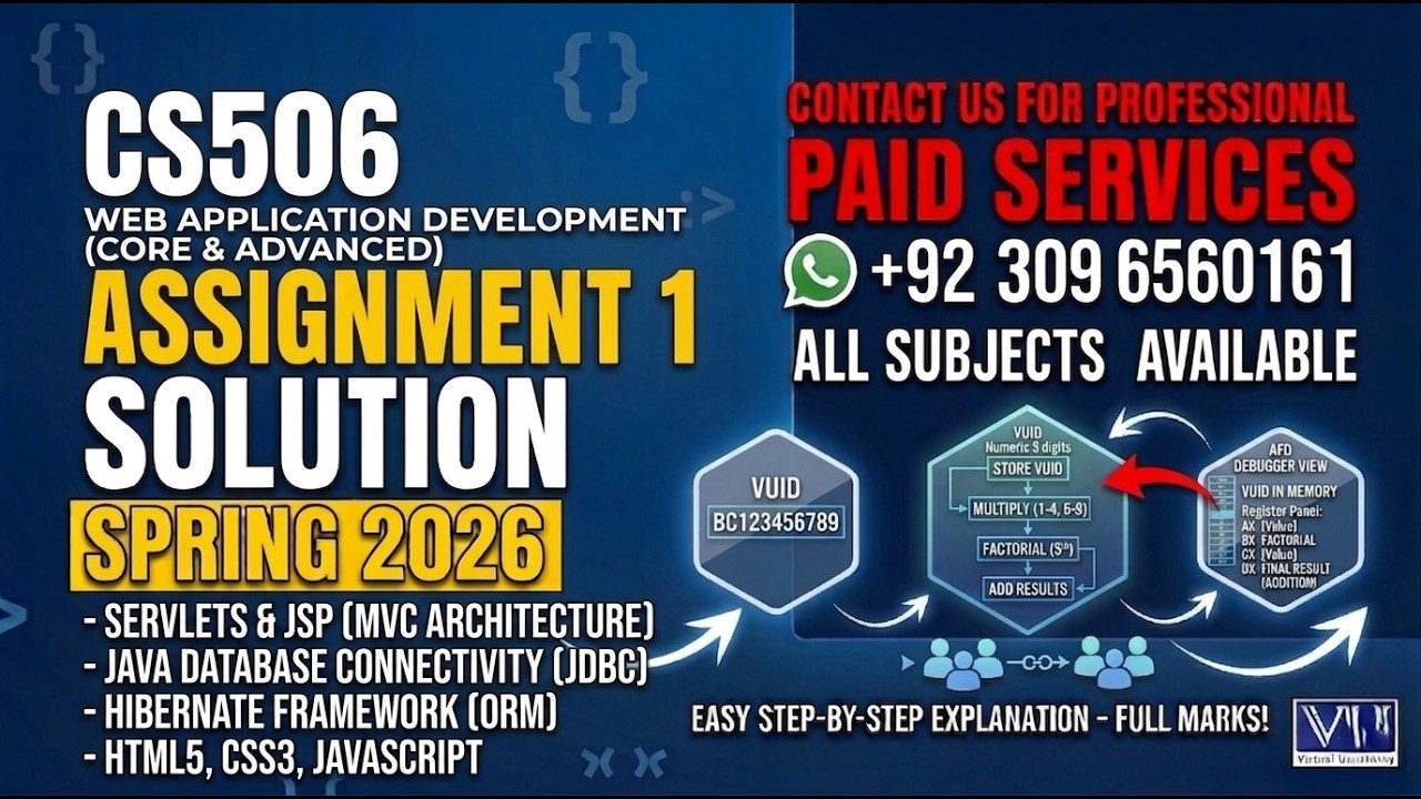 CS506 Assignment 1 Solution Spring 2026 | 100% Correct By VU Bright Sparks