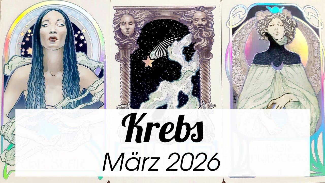 ♋KREBS - M&auml;rz 2026 | &Uuml;bergang in ein erf&uuml;lltes Leben! Tarot 