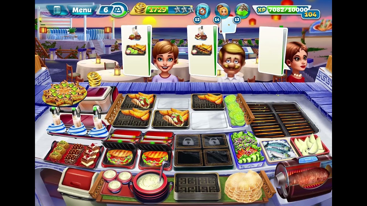 Cooking Fever 2026 Sirtaki Taverna 🌮 Level 40 3 Stars ⭐️ Full Game Play