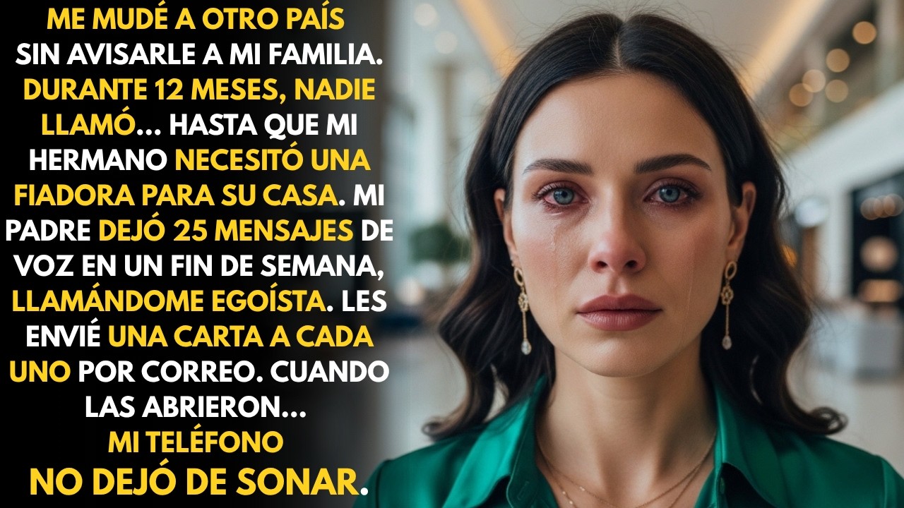 Me llamaron ego&iacute;sta&hellip; Pero lo que envi&eacute; por correo destruy&oacute; a toda mi familia !