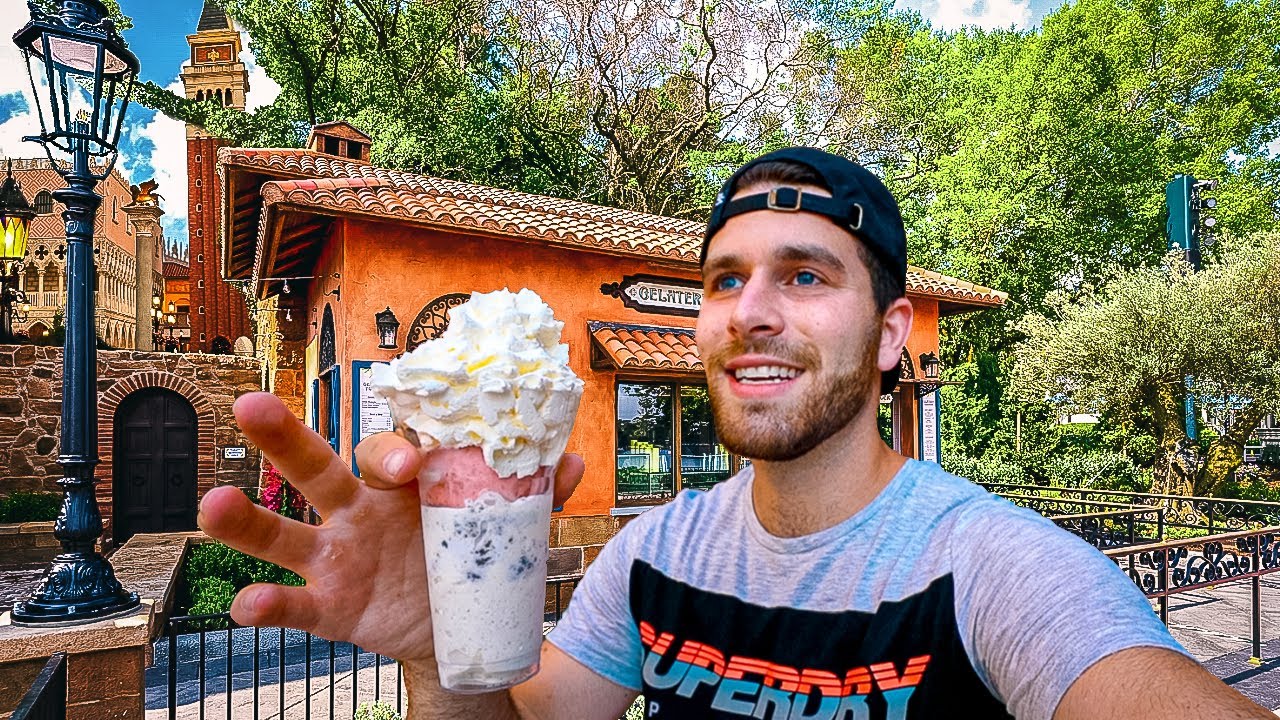 Совершенно новый итальянский павильон Gelateria Toscana теперь открыт в Epcot | Пробуем все НОВЫЕ...