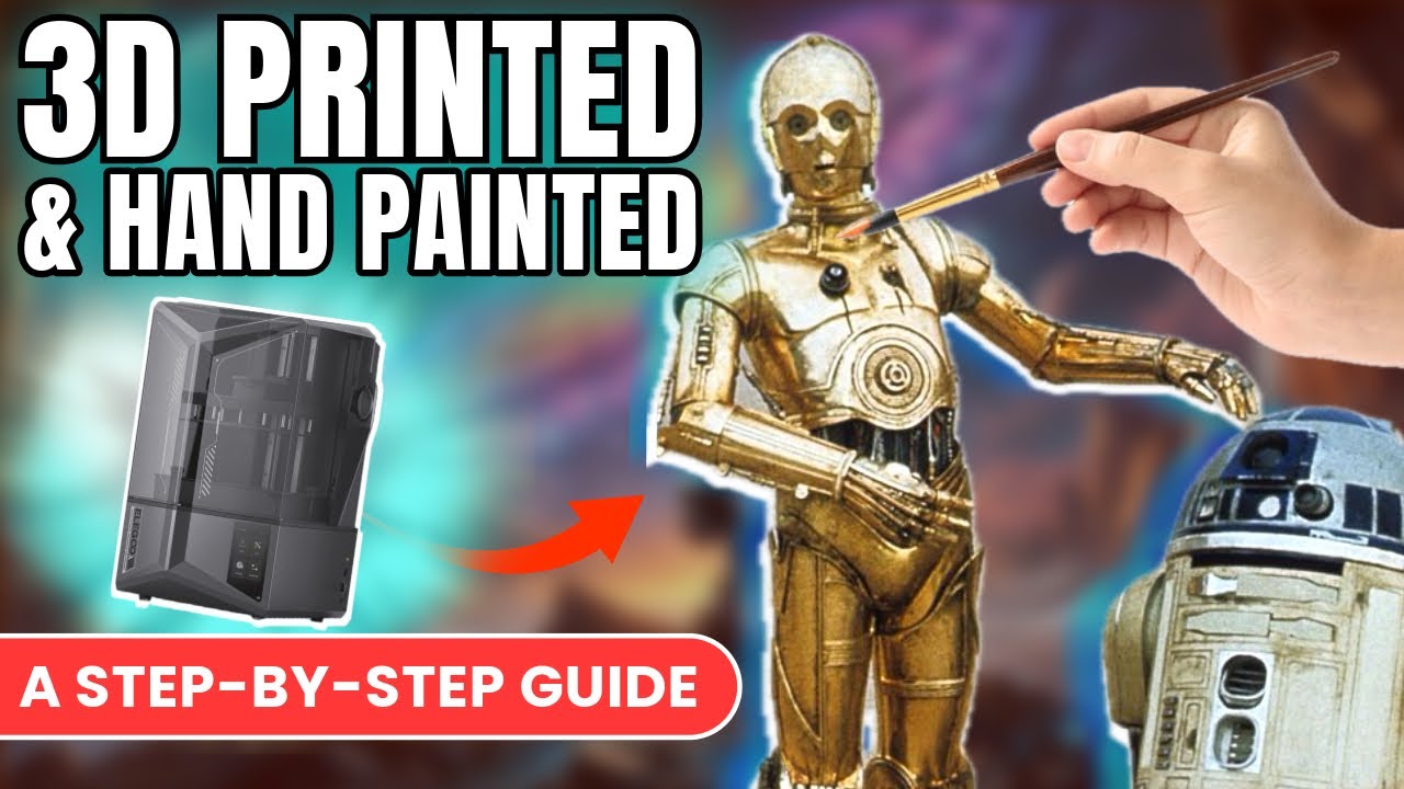 This 3D Printed R2-D2 & C-3PO Will Blow Your Mind | A Must-See Star Wars Fan Build!