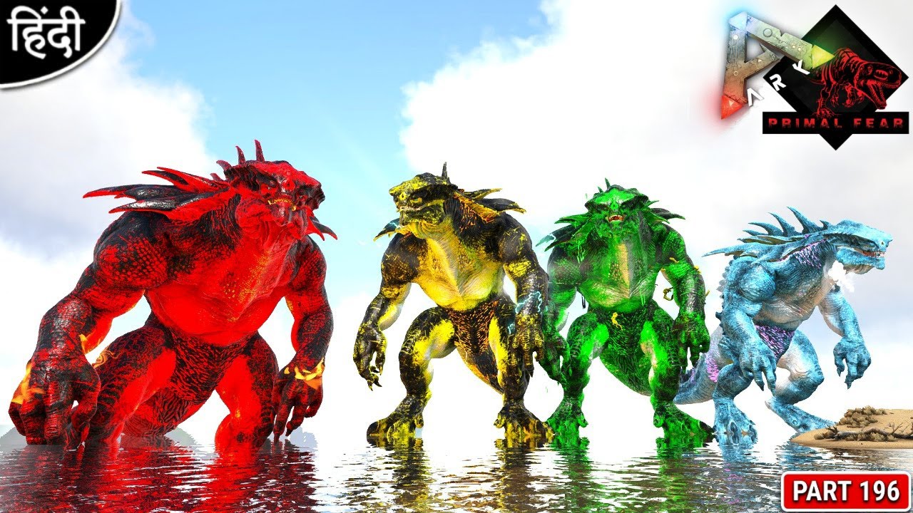 All Colossus Bosses VS Ferox 😱 : Primal Fear is Back : ARK: Survival Evolved : Part 196 [ Hindi ]