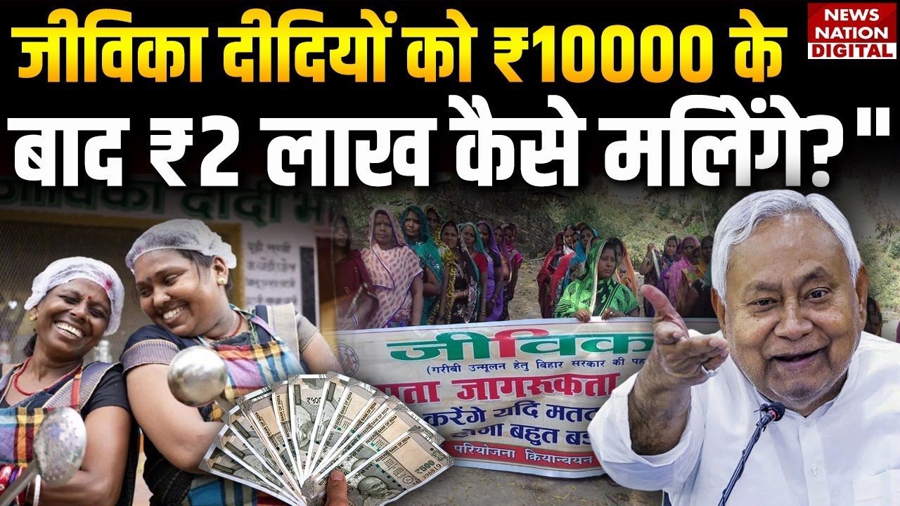 Bihar Mukhyamantri Mahila Rojgar Yojana: 2 लाख रुपए कैसे मिलेंगे? CM Nitish Kumar | Jeevika Didi