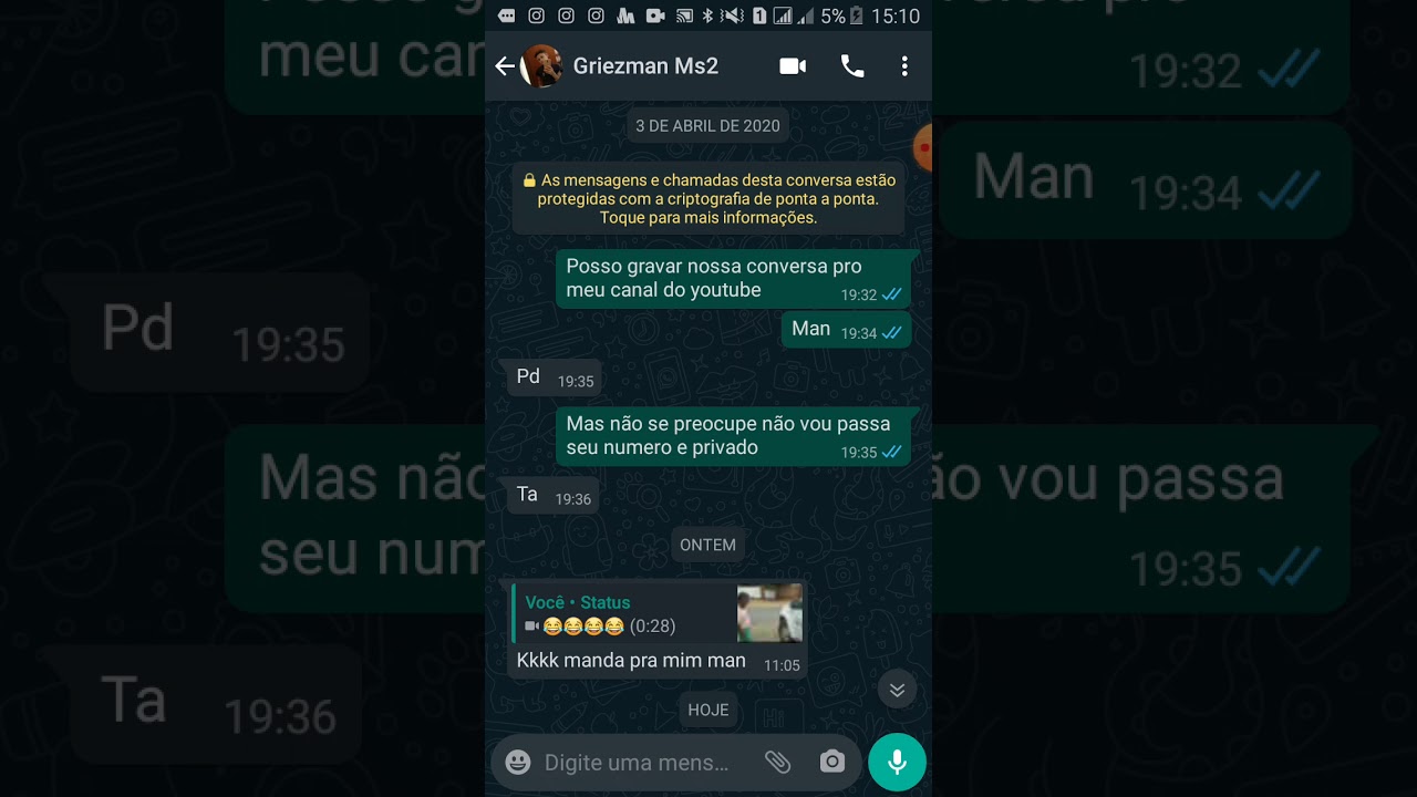 TENHO O WHATSAPP OFICIAL DO GRIEZMAN DO CANAL MS2*segue jogo*😱😱