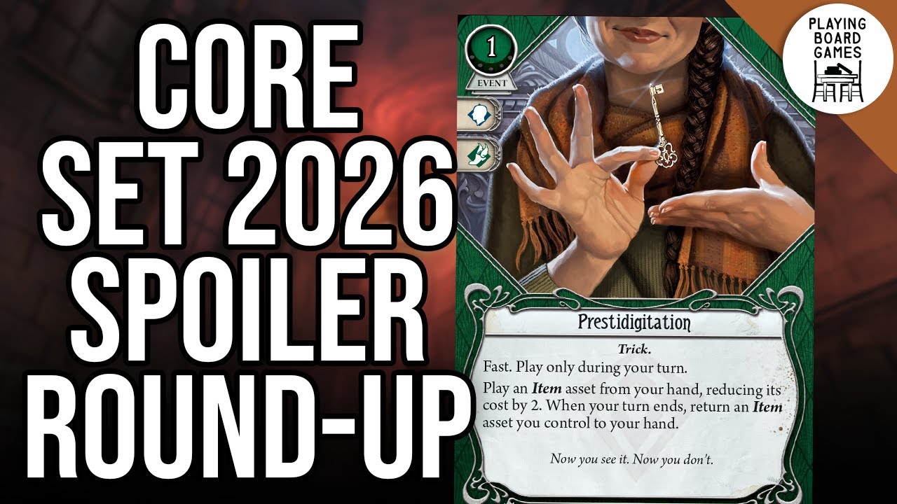 Trish Scarborough and a new Sleight of Hand! (Arkham Core Set 2026 Spoiler Round-Up 8)