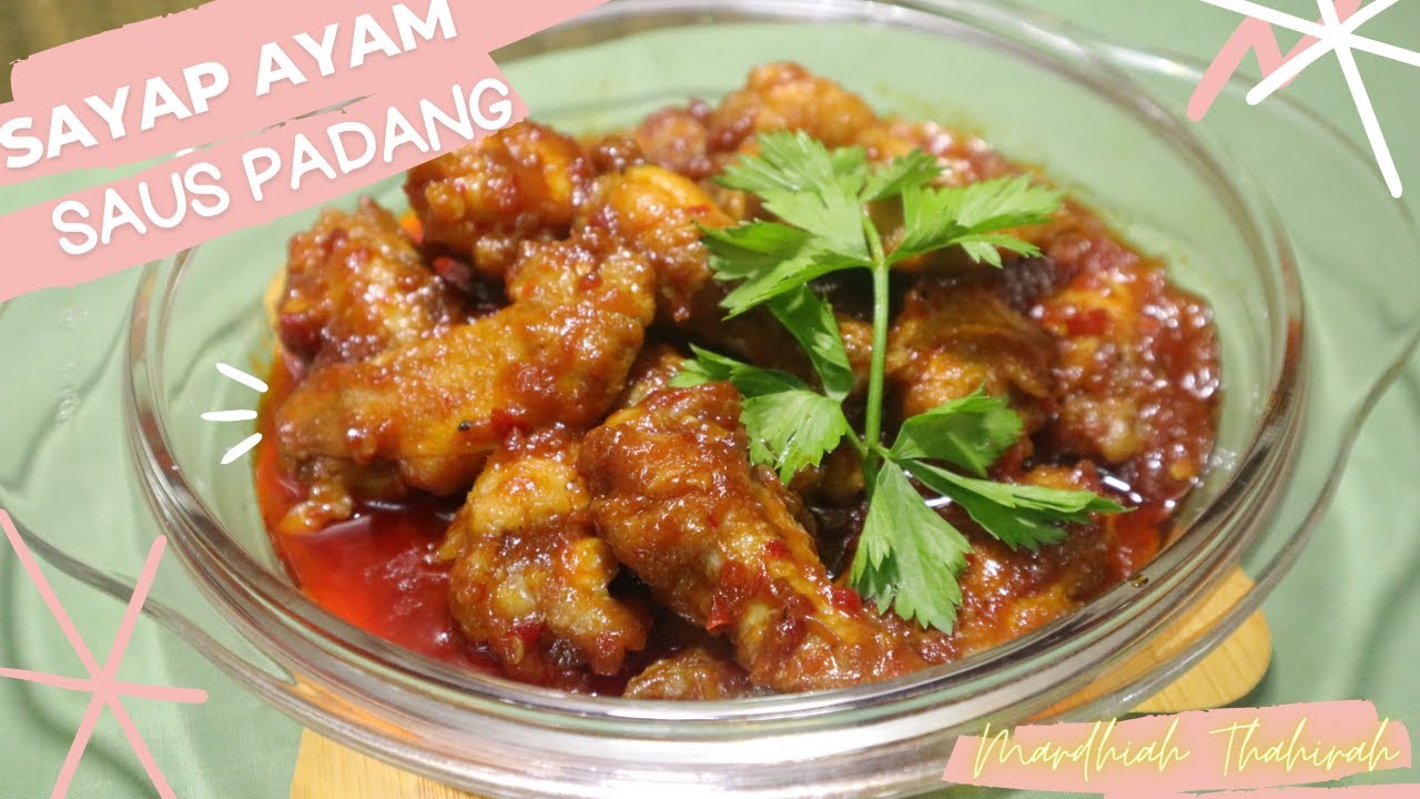 MENU FAVORITE KELUARGA!! SAYAP AYAM SAUS PADANG, SUPER ENAK DAN PRAKTIS