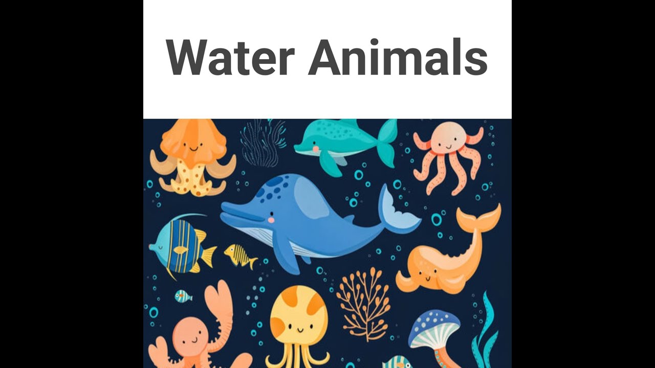 Water Animals | Marine Organisms | Aquatic animals | Sea life| Freshwater species