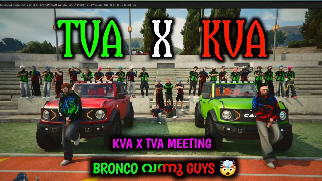 TVA X KVA MEETING ❤️ BRONCO IS BACK #tva #eaglegaming #kva #mrzgang #gta #roleplay #rp #trending 