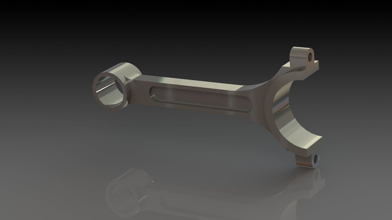 Chapter 7 Exercise 3 Connecting Rod SolidWorks Tutorial