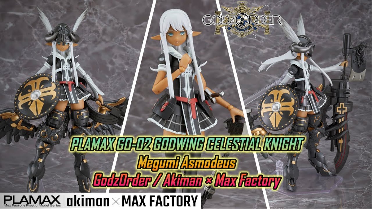 PLAMAX GO-02 GODWING CELESTIAL KNIGHT Megumi  Asmodeus / GodzOrder / Akiman &times; Max Factory