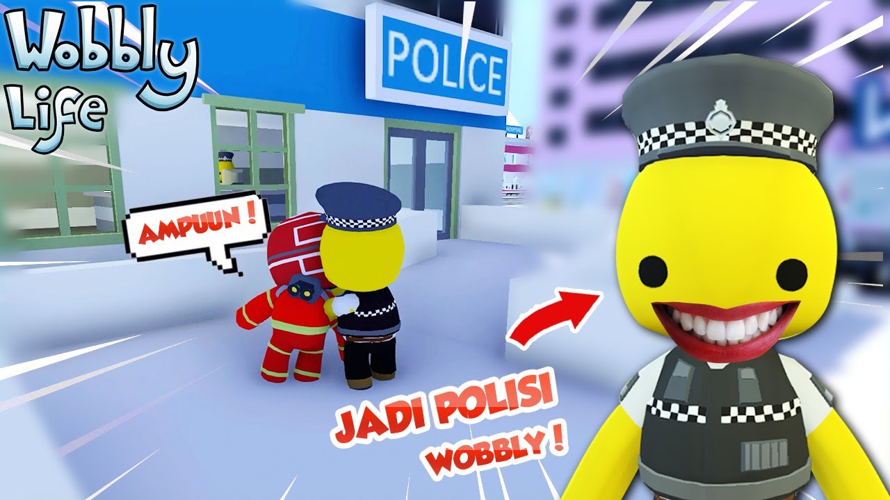 KITA JADI POLISI DAN NANGKEP STRESMEN DI UPDATE WOBBLY LIFE !!!