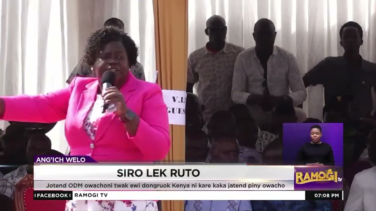 Jotend ODM oyango siro lek Jatend piny William Ruto | #RamogiTV