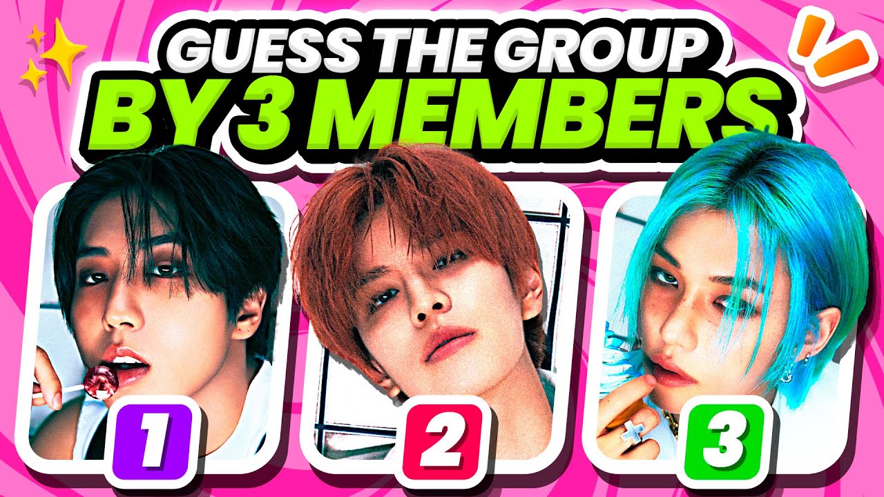 GUESS THE KPOP GROUP BY 3 MEMBERS | KPOP QUIZ 2023 / 2024