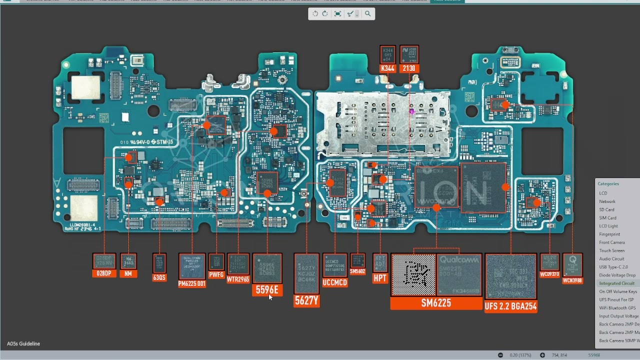 Samsung A05S SM-A057F Full Block Diagram