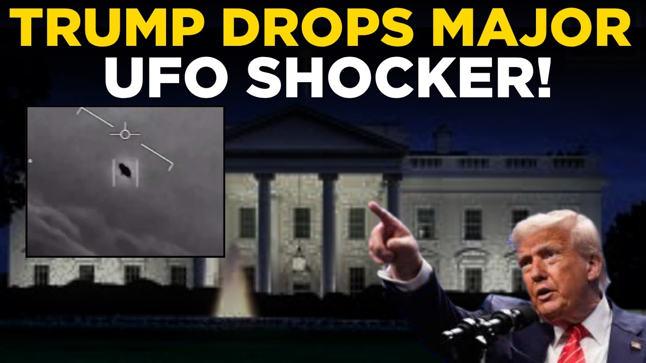 Trump&rsquo;s UFO Shocker Live: Secrets, Sightings, and Stunning Revelations Unleashed! | Trump news