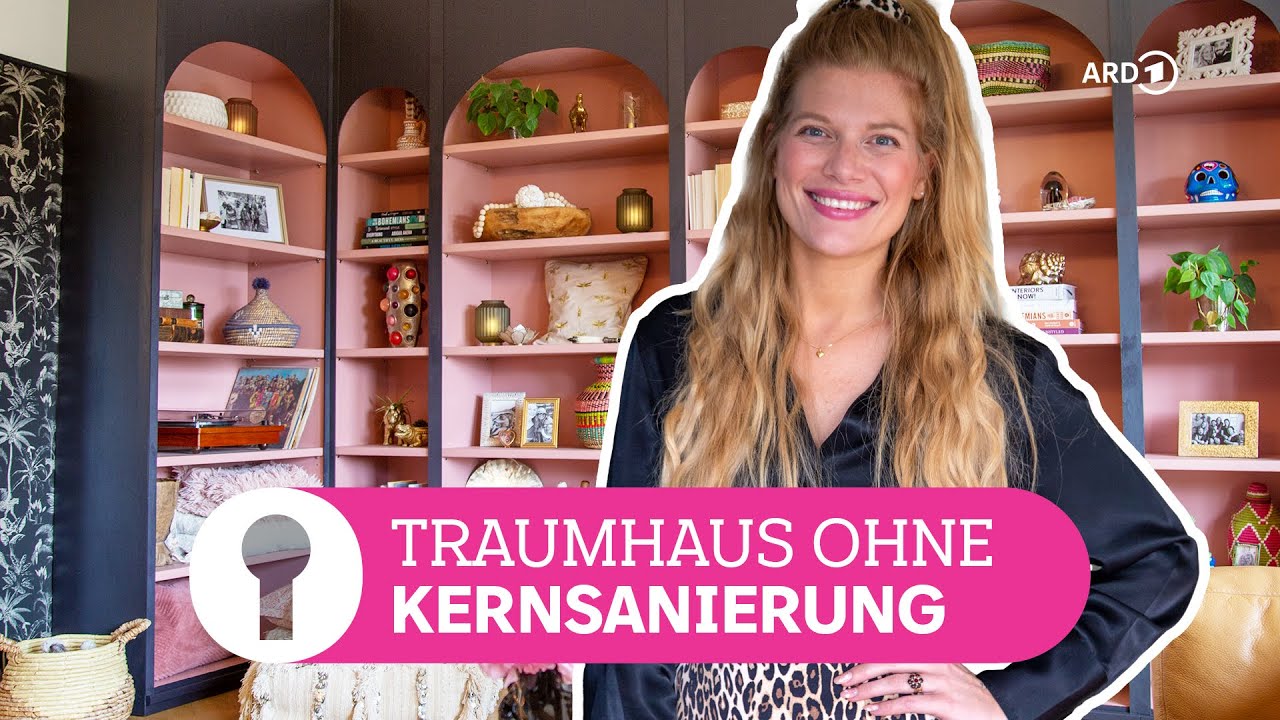 70er-Jahre-Haus wird mit viel DIY und wenig Geld zu einem Barbie-Traumhaus | ARD Room Tour