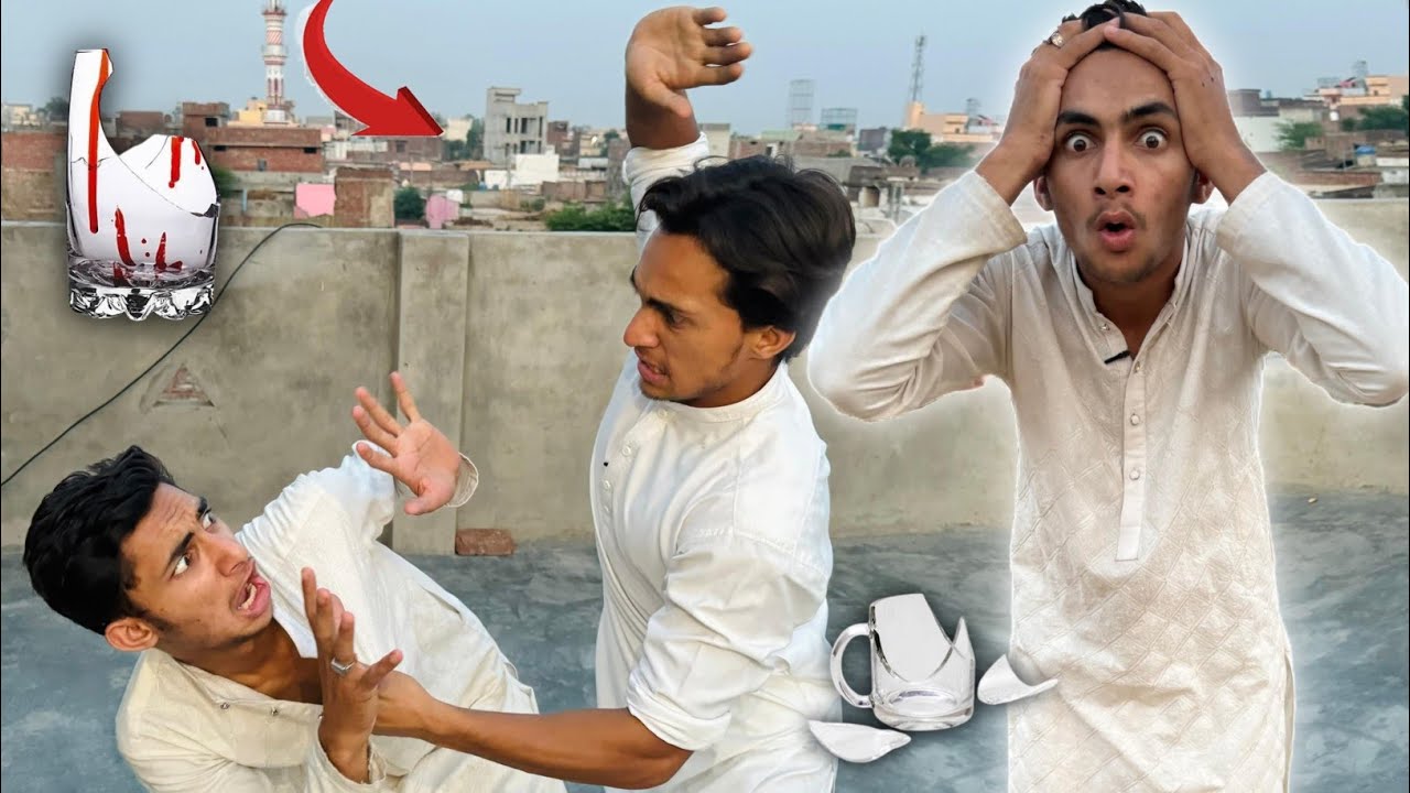 Glass Tot Gya Or Mar Par Gi | Fight Prank