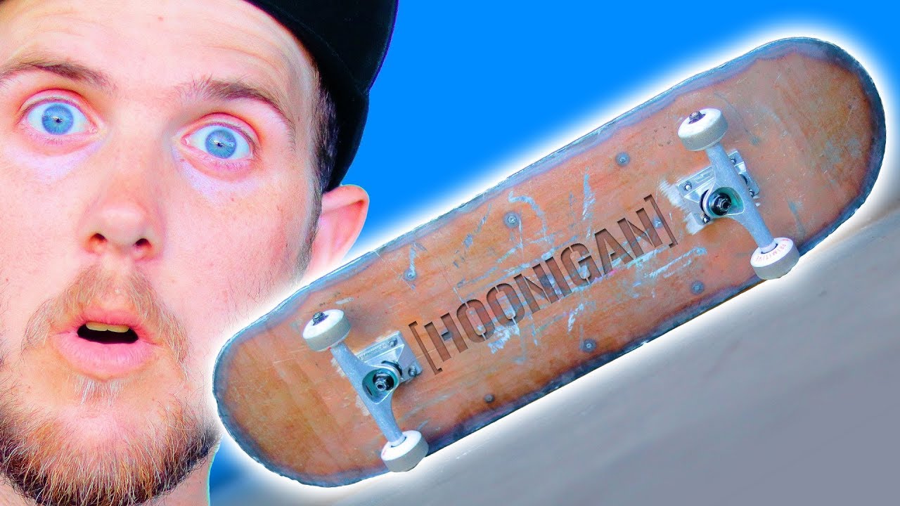 PLASMA CUT STEEL HOONIGAN SKATEBOARD | YOU MAKE IT WE SKATE IT EP. 259