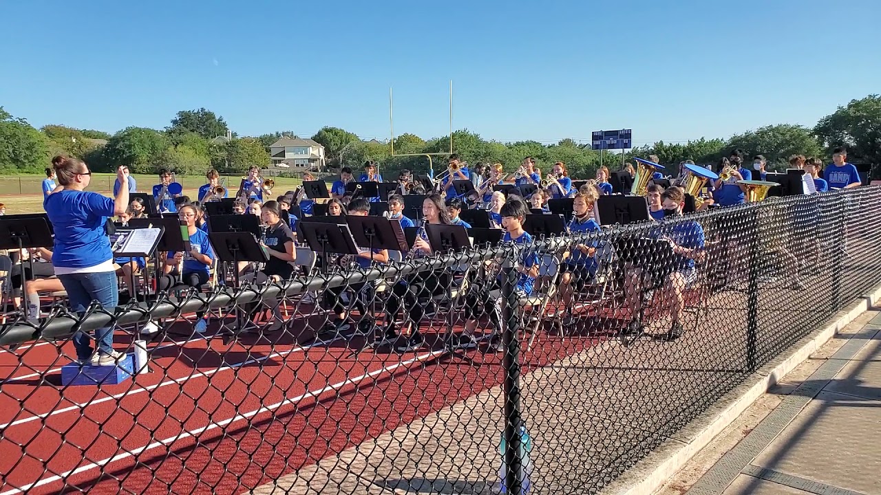 2021 Fall Canyon Ridge Middle School Pep Rally Band